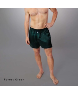 One Linda Hartman Men&#39;s 100% Pure Silk Boxers Size XX-Large Forest Green - $40.88 CAD