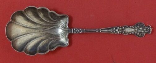 Primary image for Bridal Flower by Watson Sterling Silver Salad Serving Spoon 9 1/4" Antique