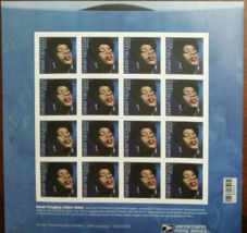 Sarah Vaughan   2015 (Usps) 16 Mint Sheet Stamps - $19.95