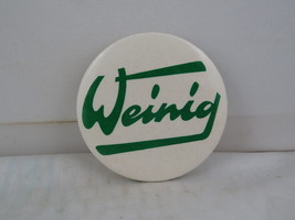 Vintage Logging Pin - Weinig Wood Equipment - Celluloid Pin  - $15.00