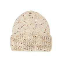 Time And Tru Women&#39;s Confetti Knit Beanie Hat Brown Acorn New - £11.55 GBP