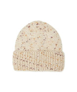 Time And Tru Women&#39;s Confetti Knit Beanie Hat Brown Acorn New - £11.40 GBP