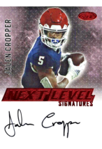 Jalen Cropper 2023 Sage High Series Next Level On Card Rc Auto Cowboys Red - £10.10 GBP