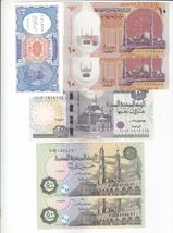 Egypt, Set of 6, egypt, Central Bank of Egypt Banknote, UNC - $18.05