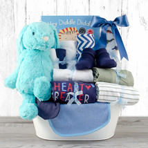 Heart Breaker: Baby Boy Gift Basket - £101.67 GBP