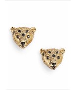  Kate Spade Run Wild Cheetah Stud Earrings w /KS Dust Bag - £35.55 GBP