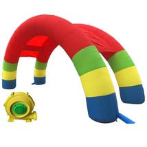 VEVOR Twin Arches, 26ft X 13ft Inflatable Rainbow Arch, with 370W Blower, for Ad - £220.18 GBP