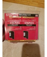 Staples Inkjet Cartridges 2 pack black for Use with HP Desktop 710-1600 ... - $62.43 CAD