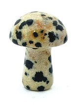 Mushroom Dalmatian Jasper Gemstone Crystal Carved Polished Mini Carving ... - $4.33