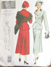 Vogue Pattern 2476 Vintage Style 1949 Womens Suit size 18,20,22 - $11.99