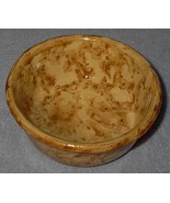 Spongeware Spatterware 5 inch yellow Cereal Bowl- A - $9.95