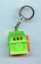 Green &amp; Orange Plastic Slot Machine Key Chain Las Vegas Souvenir  - $17.82