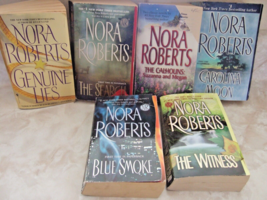 Lot Of 7 Nora Roberts Books Novels Romance Women Mysteries - £15.02 GBP