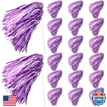PullCrease 20 Pcs School Spirit Shakers Bulk Cheerleader Pom Poms Sports... - $40.00
