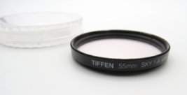 Tiffen SKY Filter - 55 mm Dia. - Sky 1-A Screw-on - w/ Case in Good Cond... - $11.88