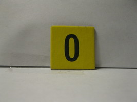 1958 Scrabble for Juniors Board Game Piece: Letter Tab - O - $0.75