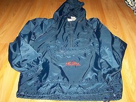 Y Size Medium 10-12 Hibbet Sports Ole Miss Rebels Windbreaker Pullover Jacket  - $24.00