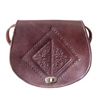 Genuine Leather Satchel Handbag for Women Vintage Handmade Shoulder Bag ... - $65.00