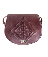 Genuine Leather Satchel Handbag for Women Vintage Handmade Shoulder Bag Handbag - $65.00