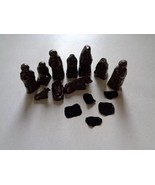 11 Pc Resin Carved Nativity Set 4&quot; - 1&quot; Height - £4.54 GBP