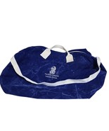VTG Ritz Carlton Laguna Niguel Resort Duffel Bag Blue Canvas Large Embro... - $153.16 CAD
