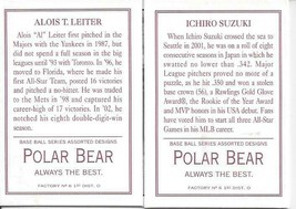 2003 Topps T205 Triple Folder Polar Bear Pictures Inside Al Leiter I Suzuki 77 - $1.00