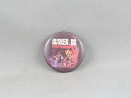 Vintage Band Pin - Husker Du Candy Apple Grey Album Cover - Celluloid Pin  - £19.50 GBP