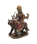 DURGA STATUE 8.25&quot; Hindu Divine Mother Goddess GOOD QUALITY Bronze Color... - €29,20 EUR