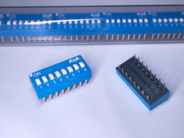 10PCS EDS108SZ ECE 8-Pole 2-Position Slide DIP Switch Toggle SPST - $7.50