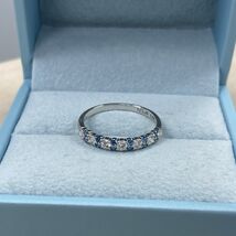 0.50 Carat Round Cut Lab Grown Diamond Wedding Band 14k White Gold 19 St... - $471.81+