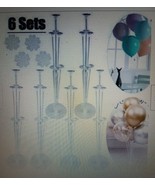 Balloon Holder Stands  6- Pc - Party Celebrations Decor Wedding Bday new... - $21.51 CAD