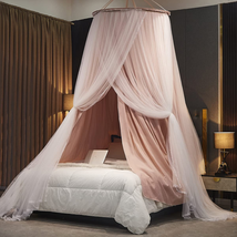 Bed Canopy For Girls &amp; Adults Large Elegant Double Layer Netting Pink NEW - £64.13 GBP