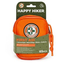 Be Smart Get Prepared Outdoor First Aid - Happy Hiker, 65 Pcs Free shipping - $23.75