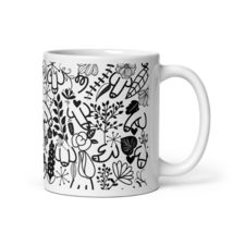 Hidden Penis Flower Floral Pattern Coffee Tea Mug Cup Prank Gag Humor - £15.79 GBP+