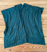 Susan graver NWOT Women’s Jersey Knit Relaxed Cardigan Size 2XS Green BX - £15.77 GBP
