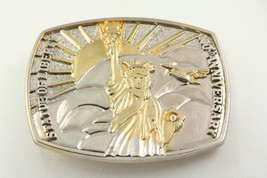Vintage Men&#39;s Jewelry 100th Anniversary Statue of Liberty NYC NY Belt Buckle - £13.97 GBP