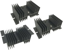 Saim Black 3 Pc. Aluminum Heatsink Heat Dissipation Sink For Solid State... - £31.25 GBP