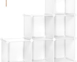 Pure White Tomcare Cube Storage 6-Cube Closet Organizer Bookshelf Bookca... - $35.92