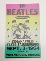 Indianapolis State Fairgrounds 1964 Concert Poster Reproduction Sticker ... - £1.75 GBP