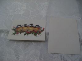 Birdies Christmas Card With Envelope - $2.25