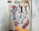 Simplicity 8830 Animal Accessories Costume Pattern One Size Bunny Dog Ca... - $9.49