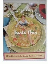 Ellen Degeneres Affiche Goût This De Generes Promo - $13.44