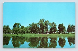 Lake in Windmont Park Kewanee Illinois IL UNP Unused Chrome Postcard O11 - £3.07 GBP