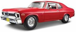 Maisto - 31132 - 1970 Chevrolet Nova SS - Scale 1:18 - Red - £47.15 GBP