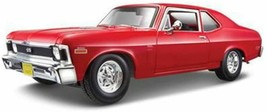 Maisto - 31132 - 1970 Chevrolet Nova SS - Scale 1:18 - Red - $59.95