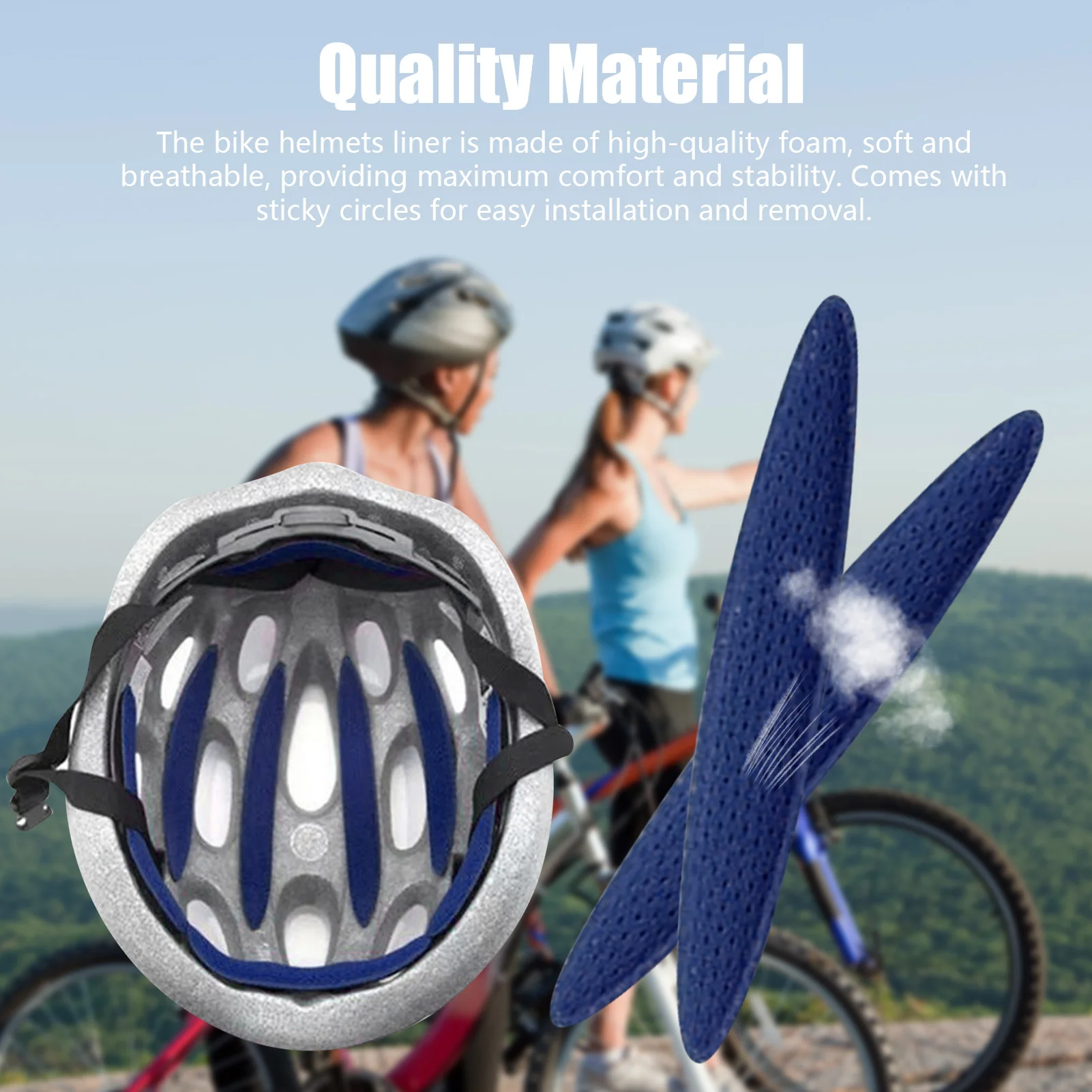 Sporting As Padding Ventilated Soft Bicycle As Inner Pads Breathable As Protecto - £23.45 GBP