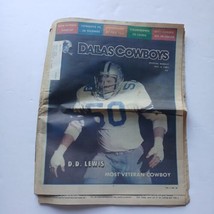 Dallas Cowboys Official Weekly Magazine October 3, 1981 D. D. Lewis - $176.89 MXN