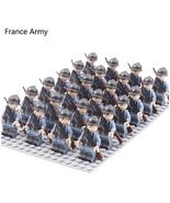 WW2 Military War Soldier Figures Bricks Kids Toys Gifts France Army - £13.41 GBP