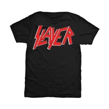 Slayer Men&#39;s Classic Logo Short Sleeve T-Shirt, Black, Large  - £26.81 GBP