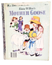 Mother Goose 1961 Eloise Wilkin Vintage Little Golden Book Hardcover Z Print - £7.70 GBP